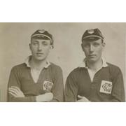 FISHER BROTHERS (HUDDERSFIELD AND CUMBERLAND) 1920S RUGBY LEAGUE POSTCARD