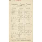 LANCASHIRE V NOTTINGHAMSHIRE 1925  (OLD TRAFFORD)