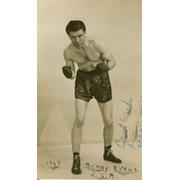 BENNY EVANS (USA) SIGNED BOXING PHOTOGRAPH 1948