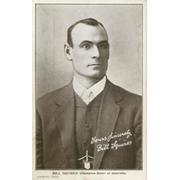 BILL SQUIRES (AUSTRALIAN BOXER) BOXING POSTCARD