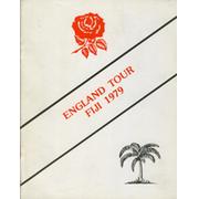 FIJI V ENGLAND 1979 RUGBY PROGRAMME