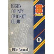ESSEX COUNTY CRICKET CLUB ANNUAL 1952
