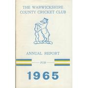 WARWICKSHIRE COUNTY CRICKET CLUB ANNUAL REPORT 1965