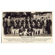 AUSTRALIA 1956 CRICKET POSTCARD