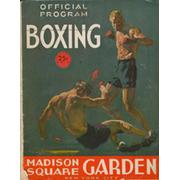 MADISON SQUARE GARDEN OFFICIAL BOXING PROGRAM 1959-60