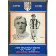 WEST BROMWICH ALBION 1879-1979 CENTENARY BROCHURE
