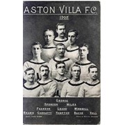 ASTON VILLA 1905 FOOTBALL POSTCARD