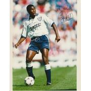 SOL CAMPBELL (TOTTENHAM) SIGNED PHOTOGRAPH