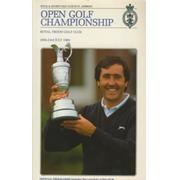 OPEN GOLF CHAMPIONSHIP 1989 (ROYAL TROON) OFFICIAL PROGRAMME