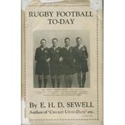 RUGBY FOOTBALL TO-DAY