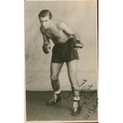 AL PHILLIPS (ENGLAND) SIGNED BOXING PHOTOGRAPH