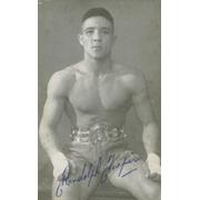 RANDOLPH TURPIN (GB) BOXING POSTCARD