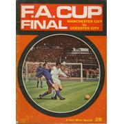 MANCHESTER CITY V LEICESTER CITY 1969. F.A. CUP FINAL BROCHURE