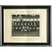 WALES 1935 RUGBY PHOTOGRAPH (TEAM THAT DEFEATED SCOTLAND)