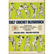ROTHMANS 1967 CRICKET ALMANACK: ENGLAND V INDIA, ENGLAND V PAKISTAN