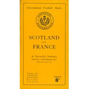 SCOTLAND V FRANCE 1950 RUGBY PROGRAMME