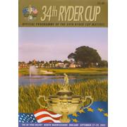 RYDER CUP 2002 (THE BELFRY) OFFICIAL PROGRAMME