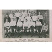 DERBY COUNTY 1908-09 TEAM POSTCARD