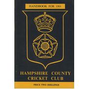 HAMPSHIRE COUNTY CRICKET CLUB ILLUSTRATED HANDBOOK 1961