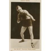 JOE BORRELL BOXING POSTCARD