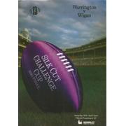 WARRINGTON V WIGAN 1990 (CHALLENGE CUP FINAL) RUGBY LEAGUE PROGRAMME