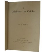 A CRICKETER ON CRICKET