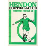 HENDON FOOTBALL CLUB HANDBOOK 1975-76
