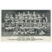 BRADFORD CITY 1910-11 FOOTBALL POSTCARD