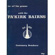 THE BAIRNS - CENTENARY BROCHURE (FALKIRK F.C.)