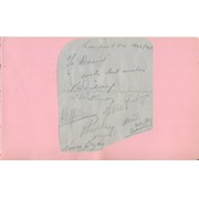 LIVERPOOL FOOTBALL CLUB AUTOGRAPHS 1946-47 (ALBUM PAGE)