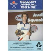 SQUASH ANNUAL 1981/82