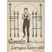 GEORGES CARPENTIER - SHEET MUSIC