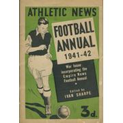 ATHLETIC NEWS FOOTBALL ANNUAL 1941-42