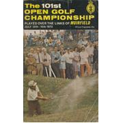 OPEN CHAMPIONSHIP 1972 (MUIRFIELD) GOLF PROGRAMME