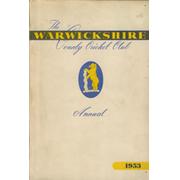 WARWICKSHIRE CRICKET HANDBOOK 1953