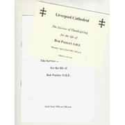 BOB PAISLEY (LIVERPOOL) - SERVICE OF THANKSGIVING 1996