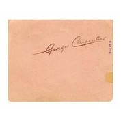 GEORGES CARPENTIER BOXING AUTOGRAPH 