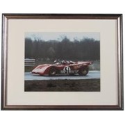 JACKY ICKX 1971 FRAMED PHOTOGRAPH
