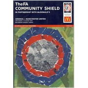ARSENAL V MANCHESTER UNITED 2003 (COMMUNITY SHIELD) FOOTBALL PROGRAMME