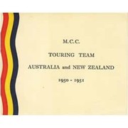 ENGLAND 1950-51 CRICKET CHRISTMAS CARD (SIGNED BY HUTTON)