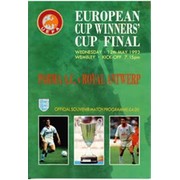 PARMA V ROYAL ANTWERP 1993 (ECWC FINAL) FOOTBALL PROGRAMME
