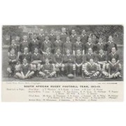 SOUTH AFRICA 1912-13 RUGBY POSTCARD