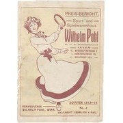 AUSTRIAN SPORTS CATALOGUE 1913-14