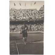 STOCKHOLM OLYMPICS 1912 POSTCARD - MCARTHUR (SOUTH AFRICA) WINNING MARATHON