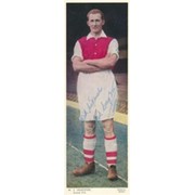 WJ CRAYSTON (ARSENAL & ENGLAND) SIGNED TOPICAL TIMES CARD