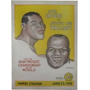 JOE LOUIS V "JERSEY" JOE WALCOTT 1948 BOXING PROGRAMME
