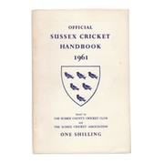 OFFICIAL SUSSEX CRICKET HANDBOOK 1961