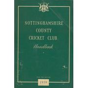 NOTTINGHAMSHIRE COUNTY CRICKET CLUB HANDBOOK 1959