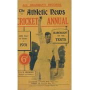 ATHLETIC NEWS CRICKET ANNUAL 1931