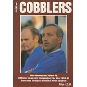 THE COBBLERS - NORTHAMPTON TOWN FC OFFICIAL SOUVENIR MAGAZINE 1990-91